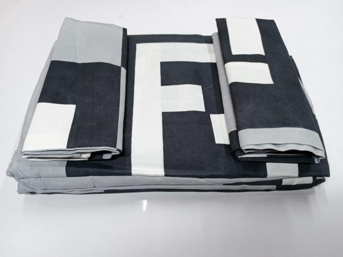 Gray Fendi Bedsheet Set